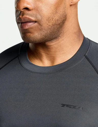 Miniatura 9 de TSLA - Paquete de 1 o 3 camisas de compresión de manga larga FPU 50+ para hombre, camisa de entrenamiento atlético, protector de erupción