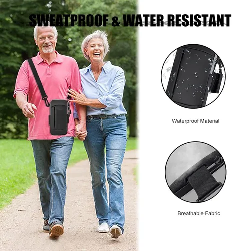Miniatura 7 de Soporte para teléfono para correr, brazalete, bolso cruzado para teléfono celular, para mujeres, hombres, niños, iPhone 17, 16, 16e, 15, 14, 13, 12