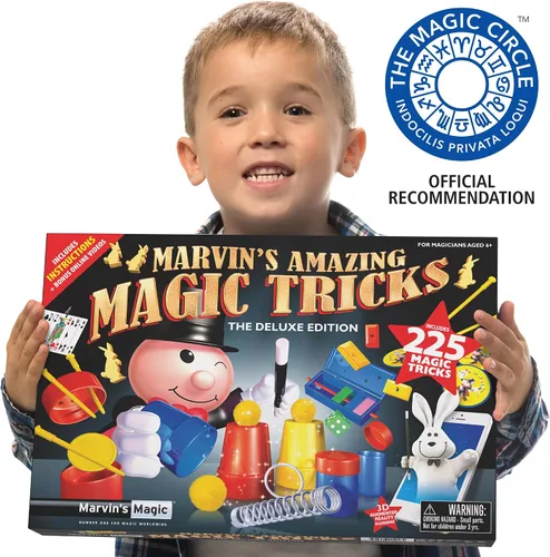 Miniatura 6 de Marvin's Magic - Juego de Magia para Niños - Caja de Trucos, Trucos Increíbles para Niños - Gama Made Easy - Incluye Varita, Trucos de Cartas, Mucho
