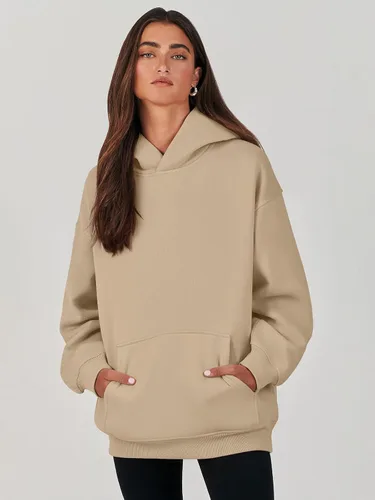 Miniatura 2 de ANRABESS Womens Oversized Hoodies Fleece Sweatshirts Long Sleeve Hooded Pullover Winter Clothes with Pocket