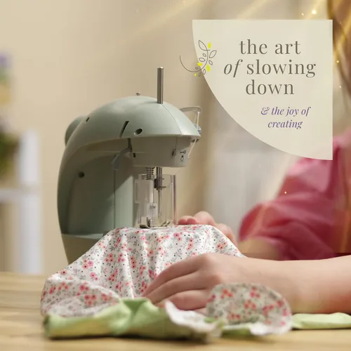 Miniatura 3 de Hearth & Harbor Minimáquina de coser para principiantes, máquina de coser portátil de doble velocidad pequeña para niños y adultos con mesa