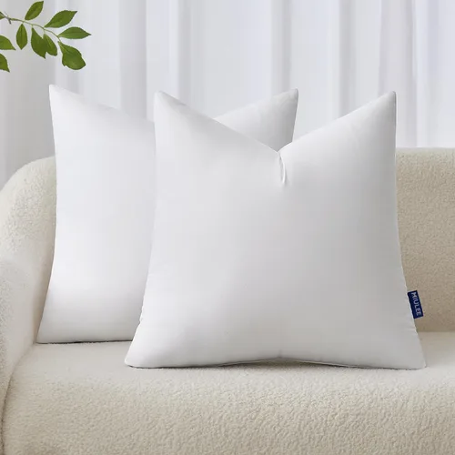 Miniatura 10 de MIULEE - Relleno de cojín cuadrado, cojín decorativo para cama, sillón y sofá, 18 x 18 pulgadas