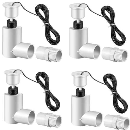 Miniatura 11 de Paquete de 1 interruptor flotante SS2 para una fácil instalación, interruptor de flotador de CA con adaptador de 3/4 pulgadas y cable de 6 pies