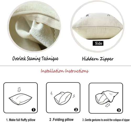 Miniatura 3 de Fundas de almohada decorativas rústicas de Aqua y blanco a cuadros estilo búfalo para sofá, funda de almohada para granja, decoración