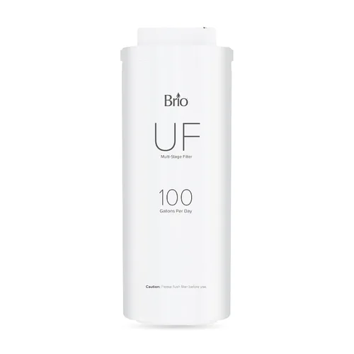 Brio Reemplazo del filtro de agua de ultrafiltración de 3 etapas para sistemas de filtración UF100FBLK y UF100FWHT