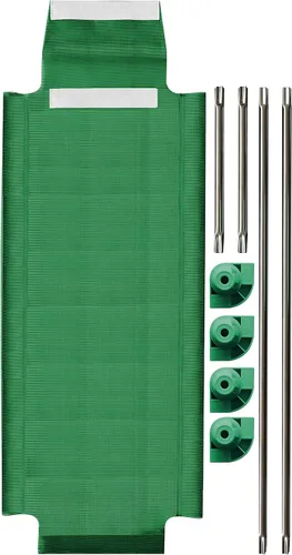 Miniatura 8 de Acrimet Cuna siesta para niños, cama portátil para niños pequeños, apilable, 52 pulgadas de largo (tubos de acero inoxidable)