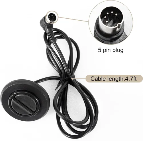 Miniatura 5 de Fromann Interruptor reclinable 2 botones 5 pin ronda mano control auricular fijo para sofá eléctrico silla elevadora