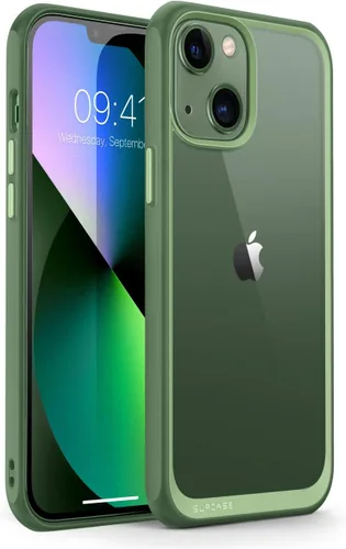SUPCASE Unicorn Beetle Style Series - Funda para iPhone 13 (versión 2021) de 6.1 pulgadas, funda protectora híbrida transparente prémium (Jasper)