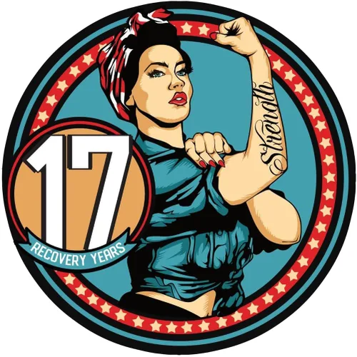 Miniatura 29 de Sobriety Coin – Rosie Strength Tattoo Recovery AA Chip, medallón de alta resistencia, regalo perfecto para cualquier persona en recuperación