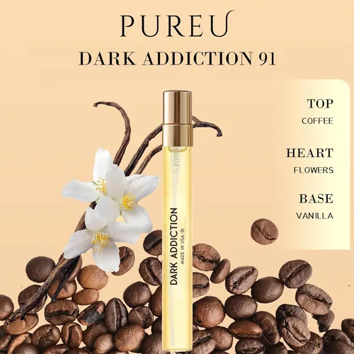 Miniatura 3 de PUREU Perfumes con feromonas para mujeres y hombres Ámbar Vainilla Perfume de feromonas de larga duración Perfumes de aceite de colonia para hombres