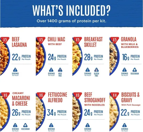 Miniatura 2 de Mountain House Emergency Meal Assortment Kits, Freeze-Dried Survival Food Kit for Disaster Preparedness & Long-Term Storage, 30-Year Shelf Life