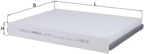 Miniatura 2 de MAHLE Filtro de aire de cabina LA 877