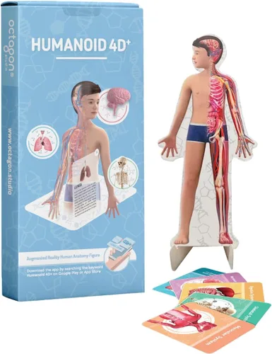 Octagon Studio Tarjetas 4D humanoides para aprendizaje STEM en casa