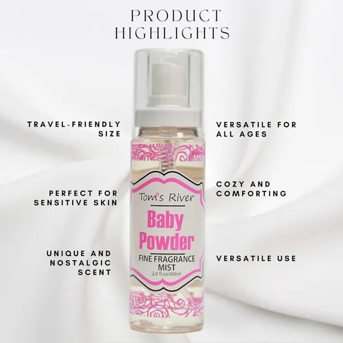 Miniatura 3 de Infinix Baby Fresh Powder - Fragancia fina en polvo, 2 onzas líquidas, paquete de 3, spray corporal para mujeres, perfume suave y duradero