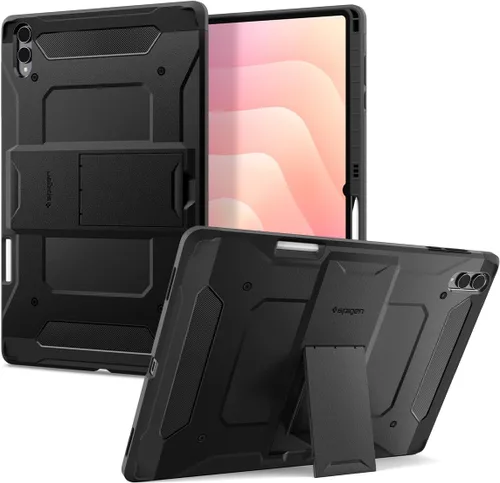 Miniatura 8 de Spigen Funda rígida protectora para Galaxy Tab S10 Plus (2024), Galaxy Tab S9 Plus (2023), Tough Armor Pro con soporte y soporte para S Pen, 12.4