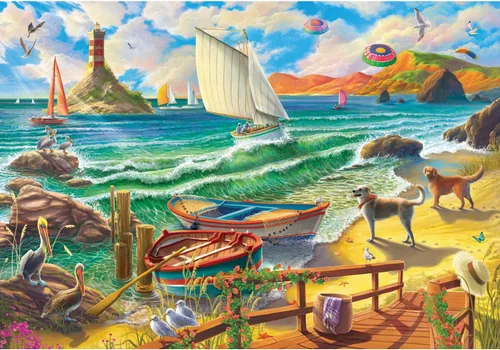 Miniatura 6 de Anatolian Puzzle - Ocultar lugar 500 piezas Rompecabezas # 3608