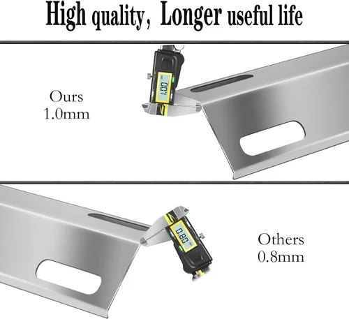 Miniatura 5 de Kalomo Placa de calor para parrilla de 15 3/8 pulgadas, cubierta para quemador de 3 quemadores Ducane Affinity serie 3000, 3100, 4100, 3200, 4200