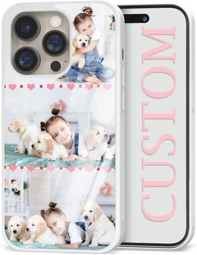 Fundas personalizadas para teléfono, diseño de collage de fotos personalizadas, divertidas, para iPhone 11, 12, 13, 14, 15, 16, 17 Pro Max Plus 3Foto