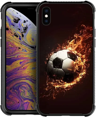 Miniatura 31 de DJSOK Compatible con iPhone 13 Funda, Diseño con Patrón Parachoques Trasero Anti Arañazos Esquinas Reforzadas TPU Suave Caver, Fundas para Hombres