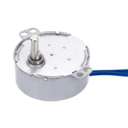 MECCANIXITY Motor síncrono AC100-127V 2.5-3RPM 50-60Hz CW 4W D eje motor eléctrico para horno de microondas, ventilador