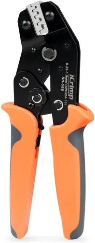 Miniatura 12 de iCrimp - Engarzadora de trinquete cuadrada para manguitos y virolas AWG 24-6 Crimpadora de trinquete cuadrada para casquillos de alambre