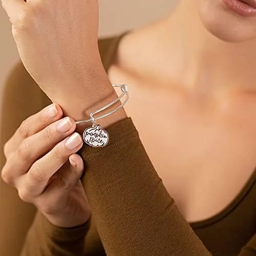 Miniatura 3 de Alex and Ani Pulsera de infusión de color, calabaza especia II