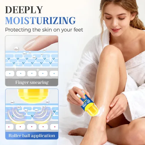 Miniatura 6 de Crema para pies 60% urea, hidratante profunda, antigrietas para pieles secas, duras y ásperas, fórmula mejorada repara, suaviza, suaviza, crema