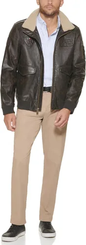 Miniatura 2 de Tommy Hilfiger Chaqueta bomber de piel sintética para hombre