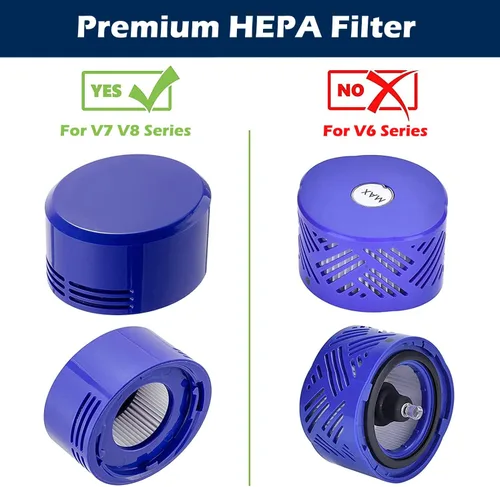 Miniatura 4 de Kit de repuesto Filtros HEPA para motor pre y poste para Dyson V7 V8 SV10 SV11 Absolute Animal Motorhead Aspirador Parte # 965661-01 y 967478-01
