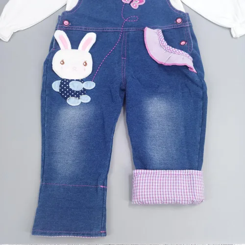 Miniatura 6 de CHUMHEY Conjunto de pantalones para bebé, conjunto de ropa para niña, camisa de dibujos animados lindos