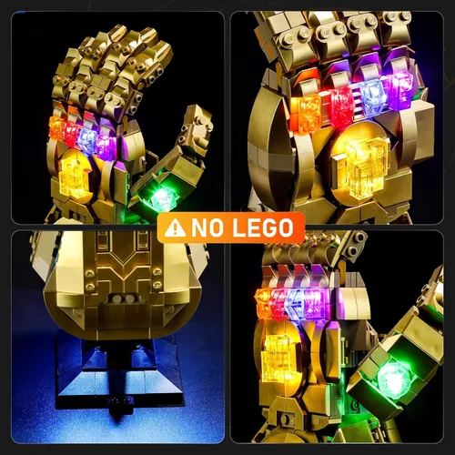 Miniatura 2 de LIGHTAILING Luz LED para Lego 76191 Infinity Gauntlet Building Blocks Modelo - No incluye el juego de modelos