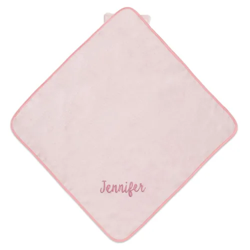 Miniatura 3 de Delta Children Toalla de baño con capucha personalizada para bebé/lactante - Super suave y absorbente - Esencial para recién nacido - Regalo ideal