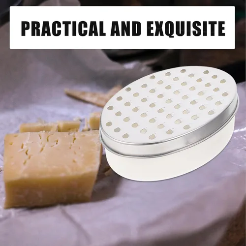 Miniatura 7 de Wakauto Rallador de queso de acero inoxidable con contenedor integrado Triturador de verduras para zanahorias, pepinos, papas, triturador