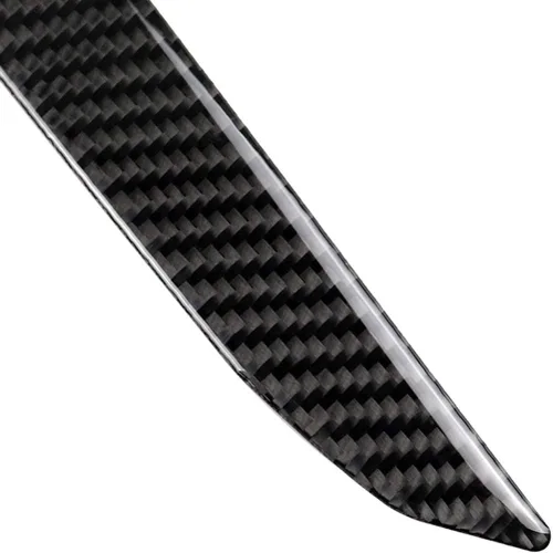 Miniatura 3 de Xotic Tech - Cubierta para panel de cambio de marchas, fibra de carbono suave auténtica, compatible con Ford Mustang 2015-2023 Negro carbón