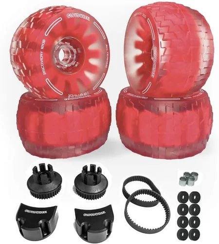 Miniatura 4 de IWONDER Cloud Wheel Discovery 4.134 in/4.724 in para Evolve Boards Kit de conversión de ruedas y poleas