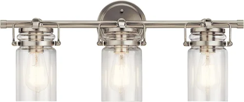 Miniatura 17 de Lámpara de pared Brinley de Kichler, para 1 foco y con pantalla de vidrio transparente, 45576OZ, 100watts, 120 volts Bronce antiguo