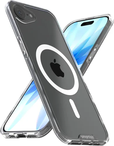 Miniatura 78 de Smartish® - Funda MagSafe transparente para iPhone 17, Gripmunk, funda delgada magnética [ligera + protectora], cubierta de agarre delgada
