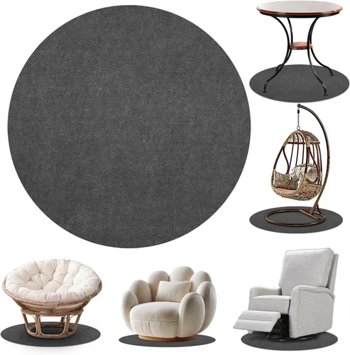 Miniatura 17 de Almohadillas reclinables para suelos de madera dura, pinzas reclinables antideslizantes, almohadillas para muebles para alfombras, tapete Marrón