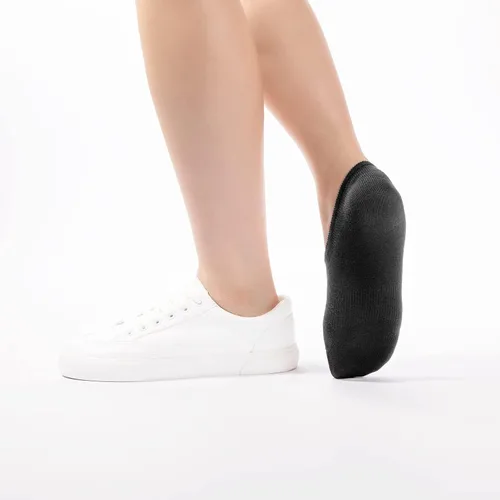 Miniatura 3 de IDEGG Calcetines invisibles para mujeres y hombres, corte bajo, antideslizantes, atléticos, para correr, novedosos, informales, invisibles