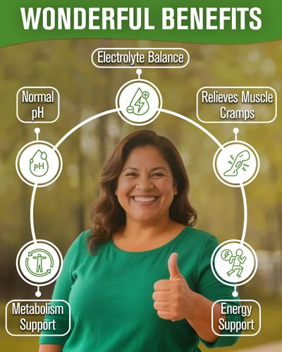 Miniatura 6 de NaturalSlim Gluconato de citrato de potasio natural 99 mg – Kadsorb apoya el equilibrio de electrolitos y el pH normal – Suplementos de potasio