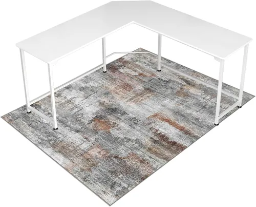 Miniatura 16 de Tapete para silla de oficina para suelo de madera dura y azulejos, 36" x 48" tapete resistente para silla de escritorio para suelos duros, alfombra