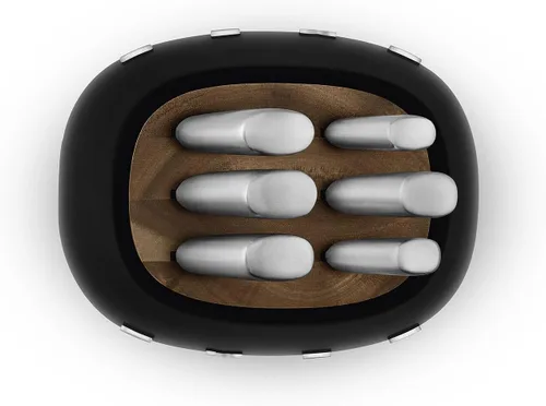 Miniatura 5 de Smeg Juego de cuchillos con bloque de acero inoxidable negro