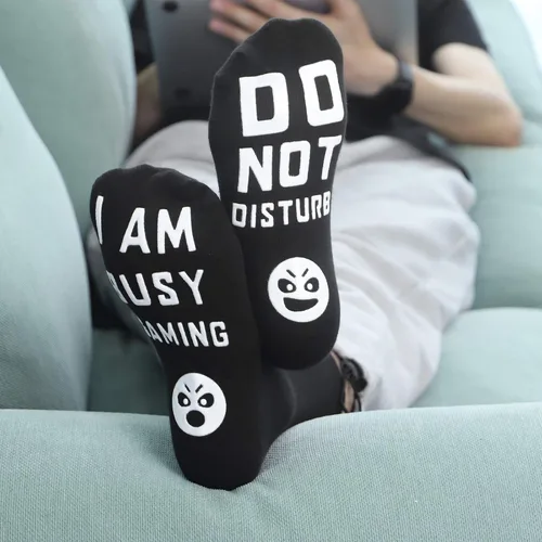 Miniatura 5 de Calcetines de juego Do Not Disturb IM regalo para adolescentes y niños calcetines de jugador para hombres padre papá nieto sobrino
