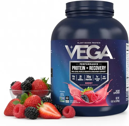 Vega Sport proteina en polvo gusto moca (45 porciones, 67.9 onzas) - Polvo de proteína vegana a base de plantas, BCAA, aminoácidos