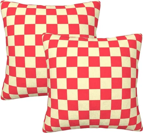 Miniatura 13 de Fiokroo Juego de 2 fundas de almohada cuadradas para sofá, dormitorio, sala de estar, automóvil, 16 x 16 pulgadas