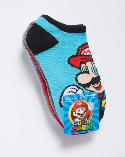 Miniatura 6 de Mario Paquete de 5 calcetines invisibles Nintendo para niños