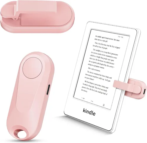 Miniatura 8 de Volteador de página con control remoto RF para Kindle Paperwhite, Oasis, eReaders Kobo, disparadores remotos para grabación de video y cámara, Negro