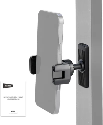NEEWER Soporte Magnético para Teléfono con Base de Montaje, Accesorios Esenciales para Gimnasio en Casa, Entrenamiento, Montacargas, Artículos