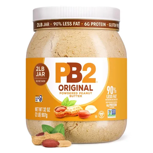 Miniatura 11 de PB2 Mantequilla de cacao de chocolate en polvo con cacao – 0.14 oz de proteína, 90% menos grasa, certificado sin gluten, solo 50 calorías por