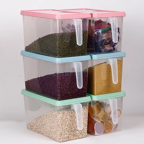 Miniatura 6 de UPKOCH Contenedores de almacenamiento de cocina Tapas Contenedores de refrigerador Caja de plástico Pp Material Almacenamiento fresco Organiza tus